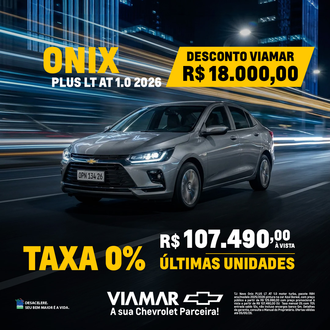 Oferta banner destaque ONIX PLUS LT AT